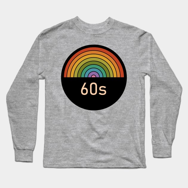 Retro rainbow 60s Long Sleeve T-Shirt by YellowParty